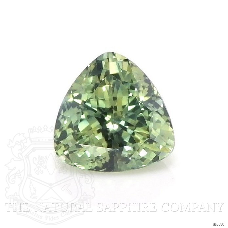 0.57 Ct. Yellowish Green Sapphire from Montana