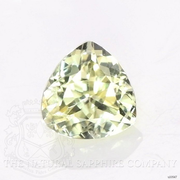 0.45 Ct. Greenish Yellow Sapphire from Montana