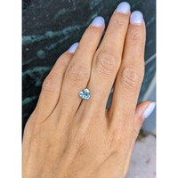 1.22 Ct. Bluish Grey Sapphire from Montana Life Style