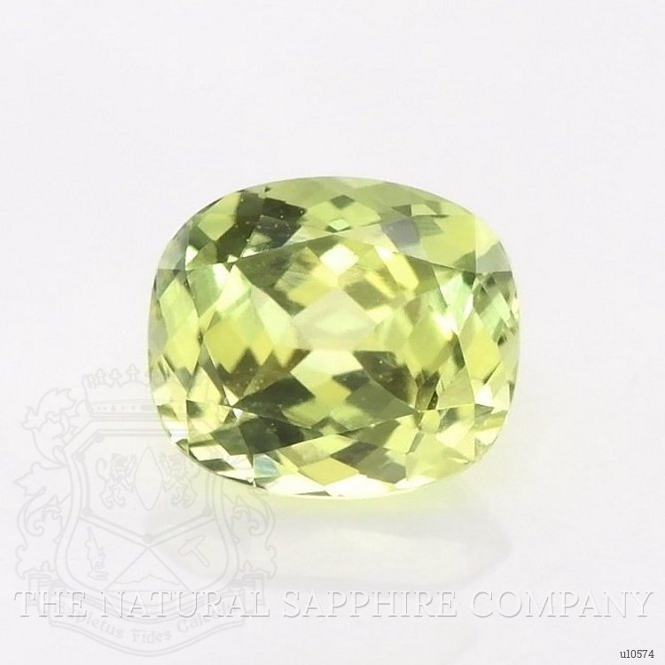 0.75 Ct. Greenish Yellow Sapphire from Montana