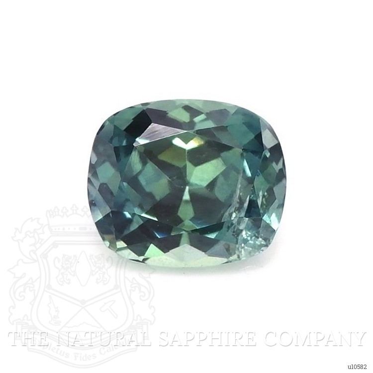 0.88 Ct. Bluish Green Sapphire from Montana