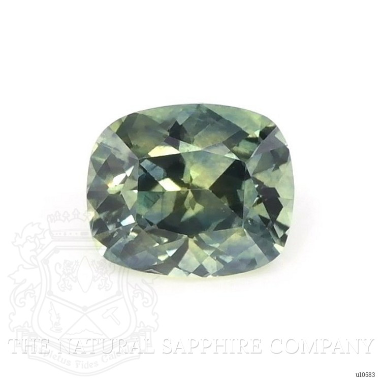 0.77 Ct. Yellowish Green Sapphire from Montana