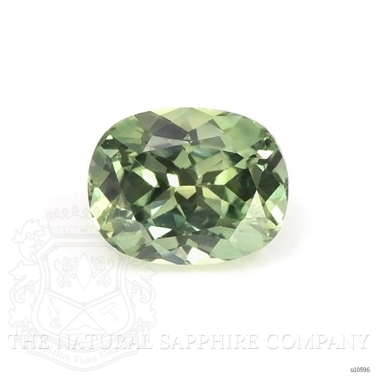 0.79 Ct. Yellowish Green Sapphire from Montana