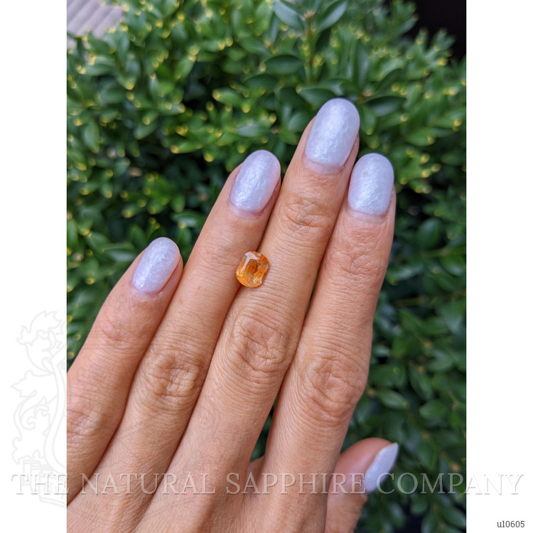 1.53 Ct. Orange Sapphire from Montana