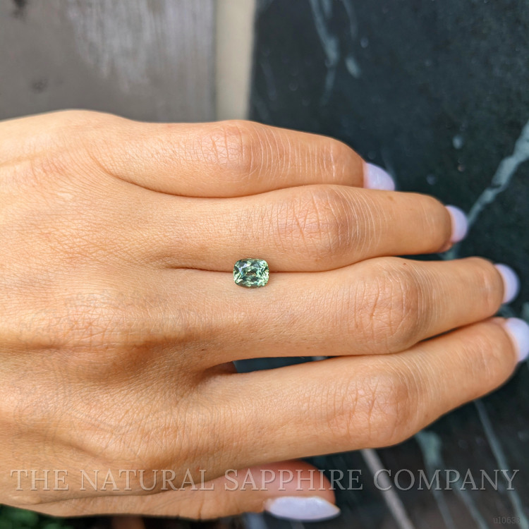 1.21 Ct. Yellowish Green Sapphire from Montana