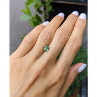 1.21 Ct. Yellowish Green Sapphire from Montana Life Style