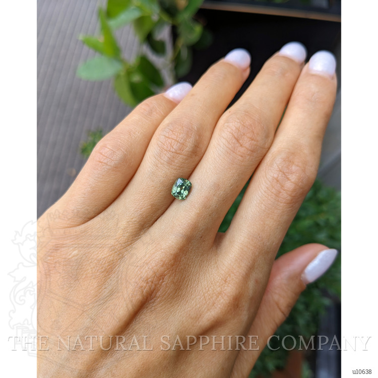 1.21 Ct. Yellowish Green Sapphire from Montana
