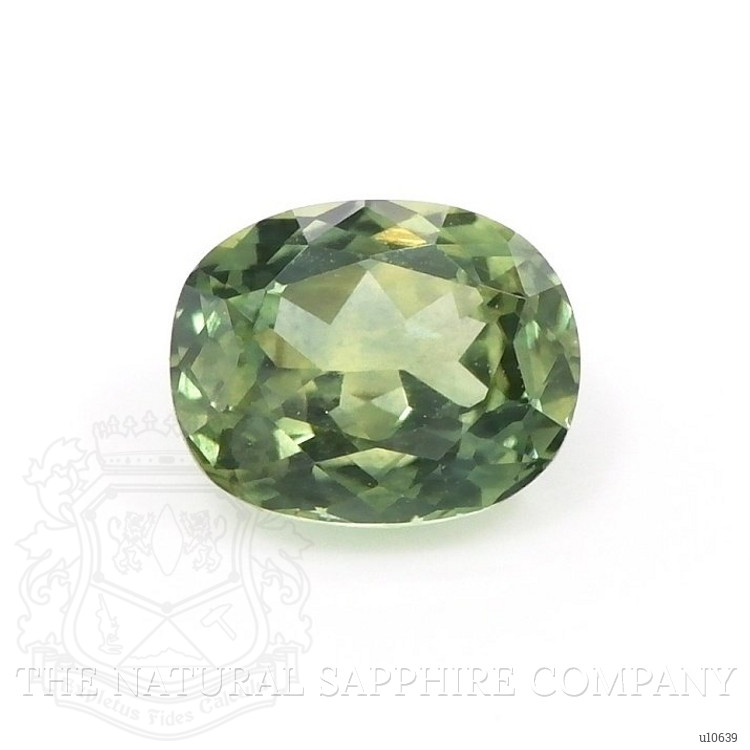 0.44 Ct. Yellowish Green Sapphire from Montana