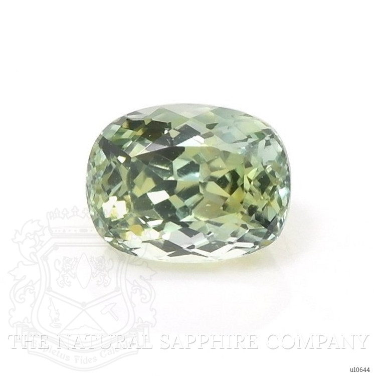 0.73 Ct. Yellowish Green Sapphire from Montana