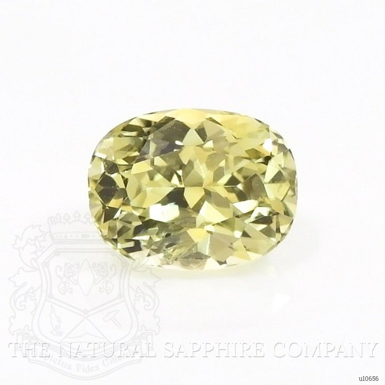 0.51 Ct. Greenish Yellow Sapphire from Montana
