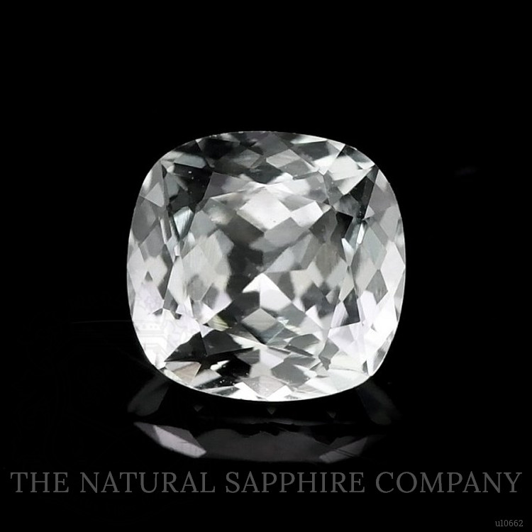 0.78 Ct. White Sapphire from Montana