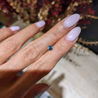 0.61 Ct. Greenish Blue Sapphire from Montana Life Style