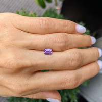 1.03 Ct. Pinkish Purple Sapphire from Ceylon (Sri Lanka) Life Style