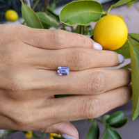 1.66 Ct. Purple Sapphire from Ceylon (Sri Lanka) Life Style