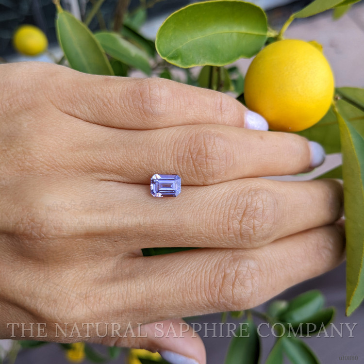 1.66 Ct. Purple Sapphire from Ceylon (Sri Lanka)