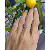 1.66 Ct. Purple Sapphire from Ceylon (Sri Lanka) Life Style