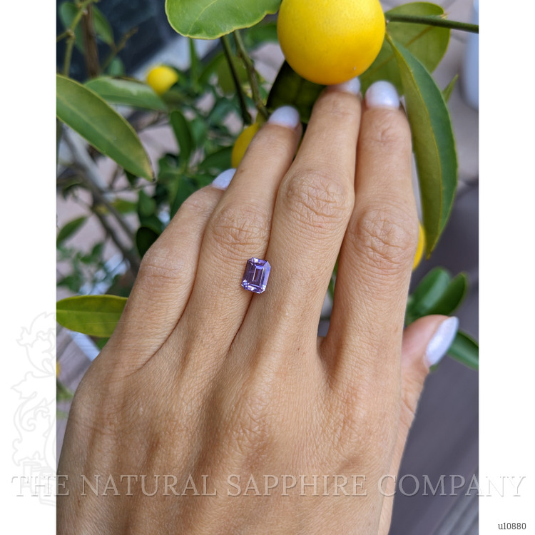 1.66 Ct. Purple Sapphire from Ceylon (Sri Lanka)