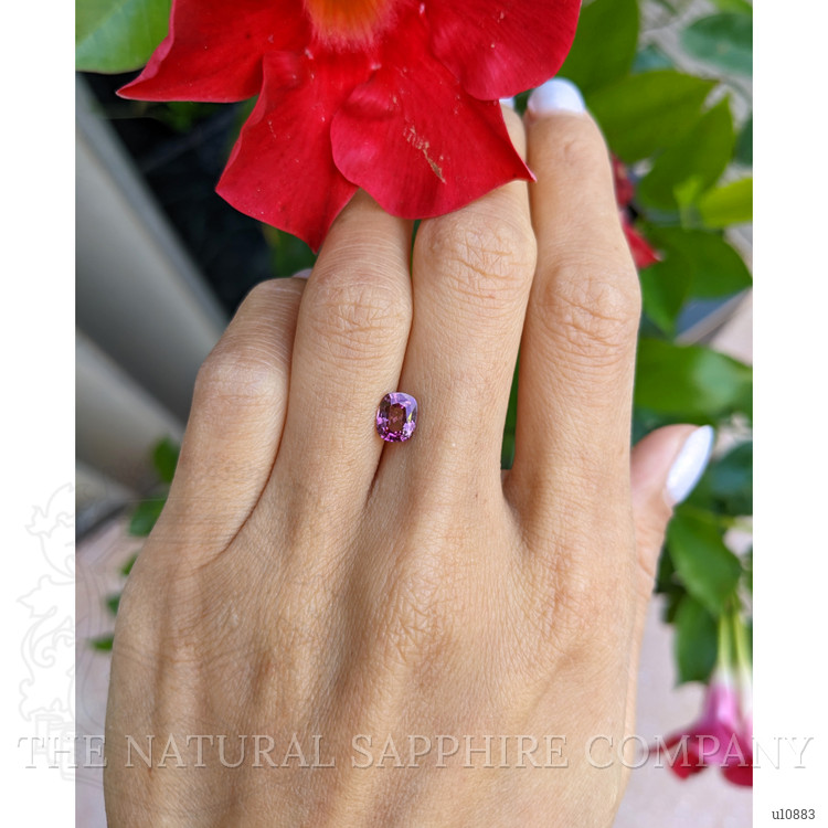 1.16 Ct. Pinkish Purple Sapphire from Ceylon (Sri Lanka)
