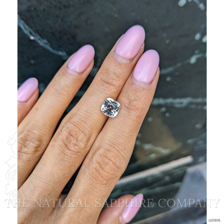 2.75 Ct. White Sapphire from Ceylon (Sri Lanka)