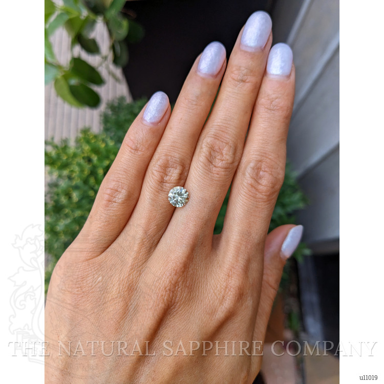 1.74 Ct. Yellowish Green Sapphire from Ceylon (Sri Lanka)