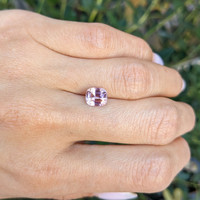 2.12 Ct. Purplish Pink Sapphire from Ceylon (Sri Lanka) Life Style