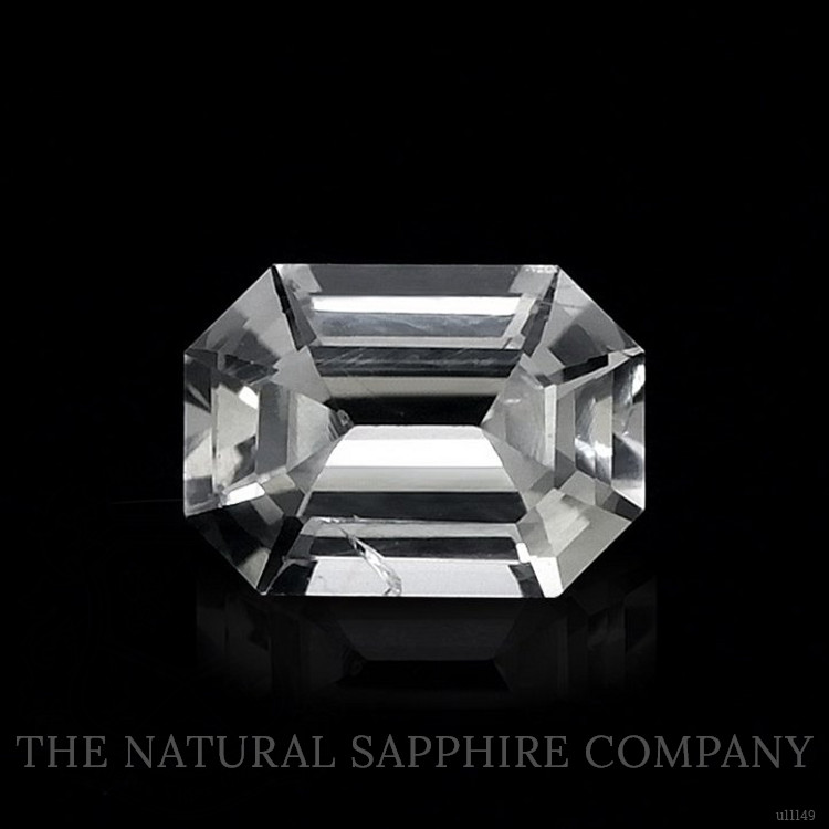 0.78 Ct. White Sapphire from Ceylon (Sri Lanka)