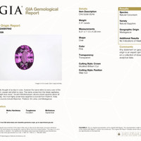 2.41 Ct. Pink Sapphire from Madagascar Scan Report