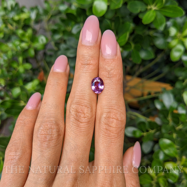 2.40 Ct. Pinkish Purple Sapphire from Ceylon (Sri Lanka)
