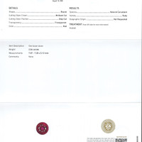 2.04 Ct. Ruby from Mozambique Scan Report