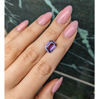 4.43 Ct. Purple Sapphire from Ceylon (Sri Lanka) Life Style