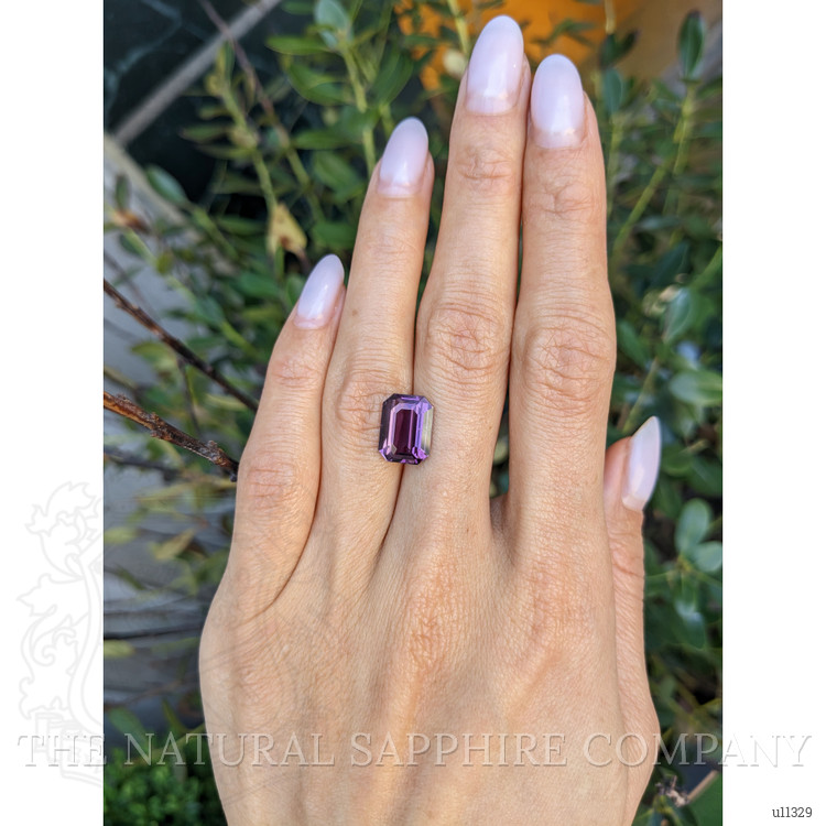 4.43 Ct. Purple Sapphire from Ceylon (Sri Lanka)