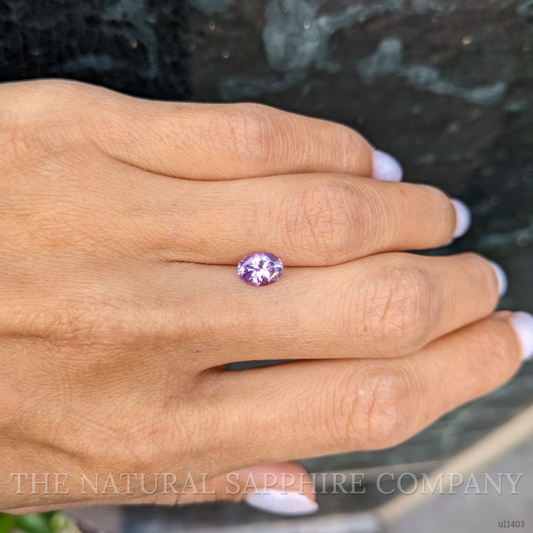 1.05 Ct. Purple Sapphire from Ceylon (Sri Lanka)