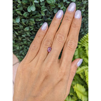 1.05 Ct. Reddish Pink Sapphire from Ceylon (Sri Lanka) Life Style