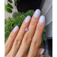 1.04 Ct. Pinkish Purple Sapphire from Ceylon (Sri Lanka) Life Style