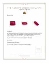 2.06 Ct. Ruby from Burma (Myanmar) Appraisal