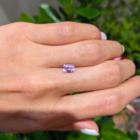 1.31 Ct. Purple Sapphire from Ceylon (Sri Lanka) Life Style