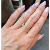 0.58 Ct. Bluish Green Sapphire from Montana Life Style