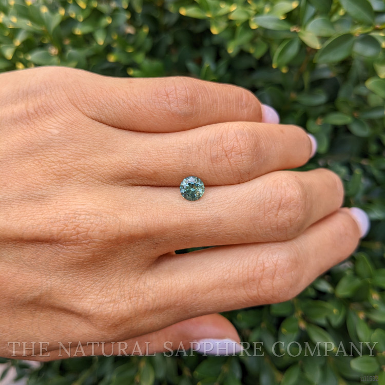 1.01 Ct. Bluish Green Sapphire from Montana