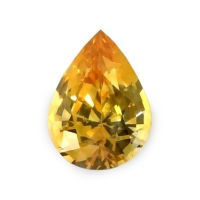 0.86 Ct. Orangish Yellow Sapphire from Ceylon (Sri Lanka) Video