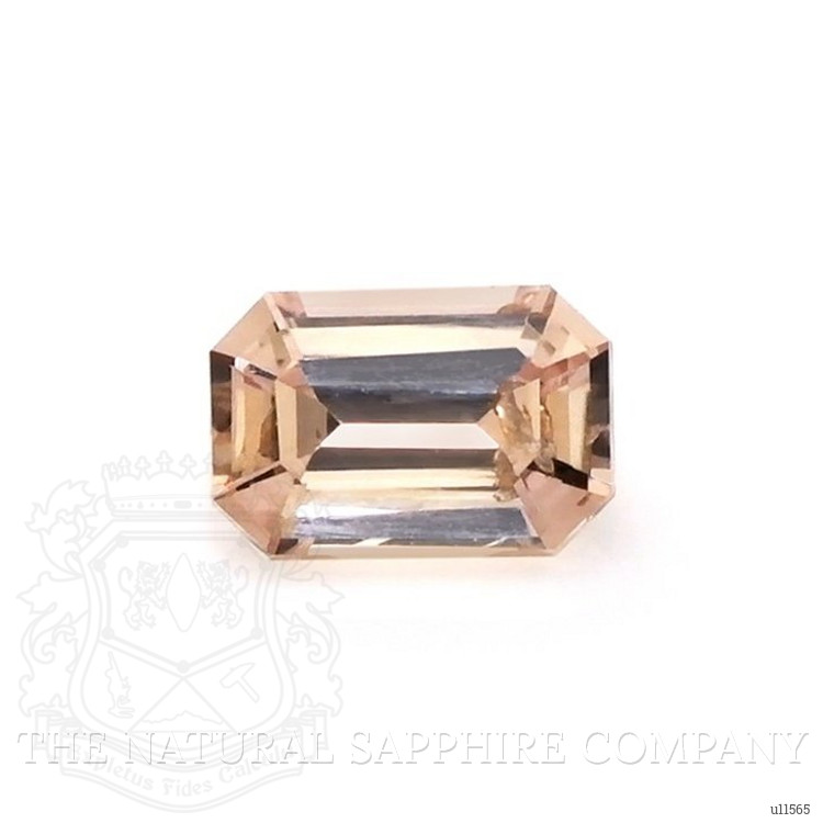 0.67 Ct. Peach Sapphire from Ceylon (Sri Lanka)