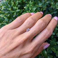 0.67 Ct. Peach Sapphire from Ceylon (Sri Lanka) Life Style