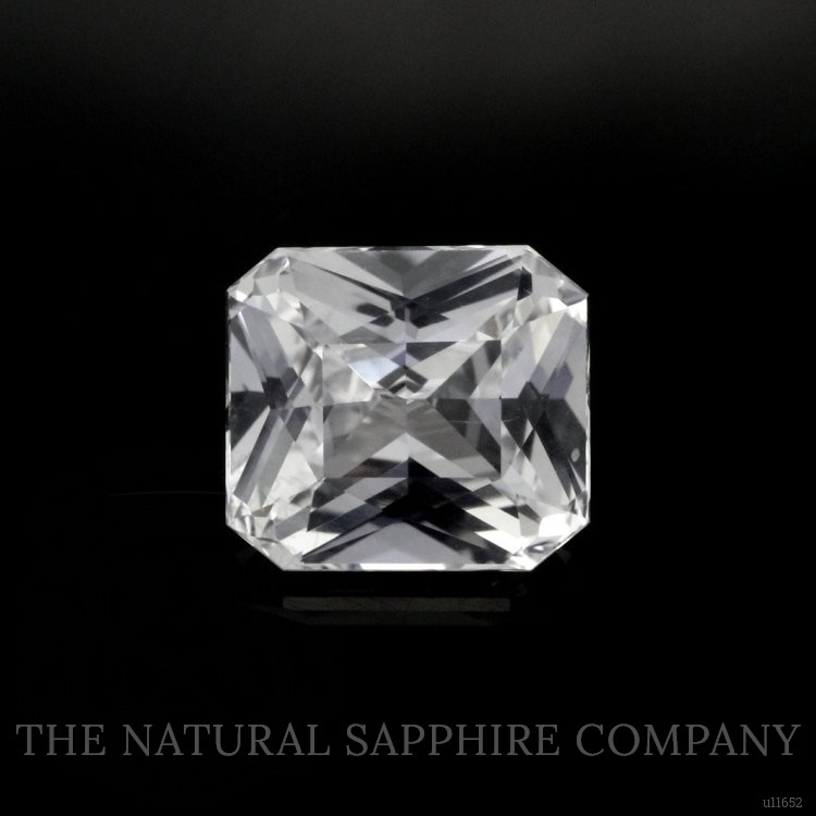 3.62 Ct. White Sapphire from Ceylon (Sri Lanka)