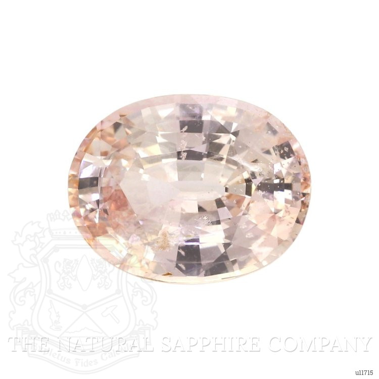 9.68 Ct. Peach Sapphire from Ceylon (Sri Lanka)