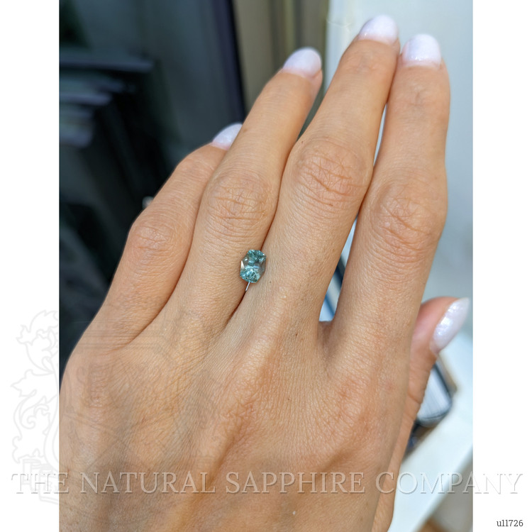1.12 Ct. Bluish Green Sapphire from Montana