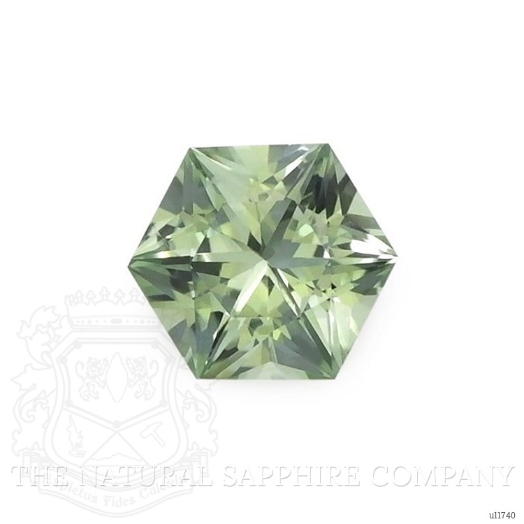 0.89 Ct. Green Sapphire from Montana