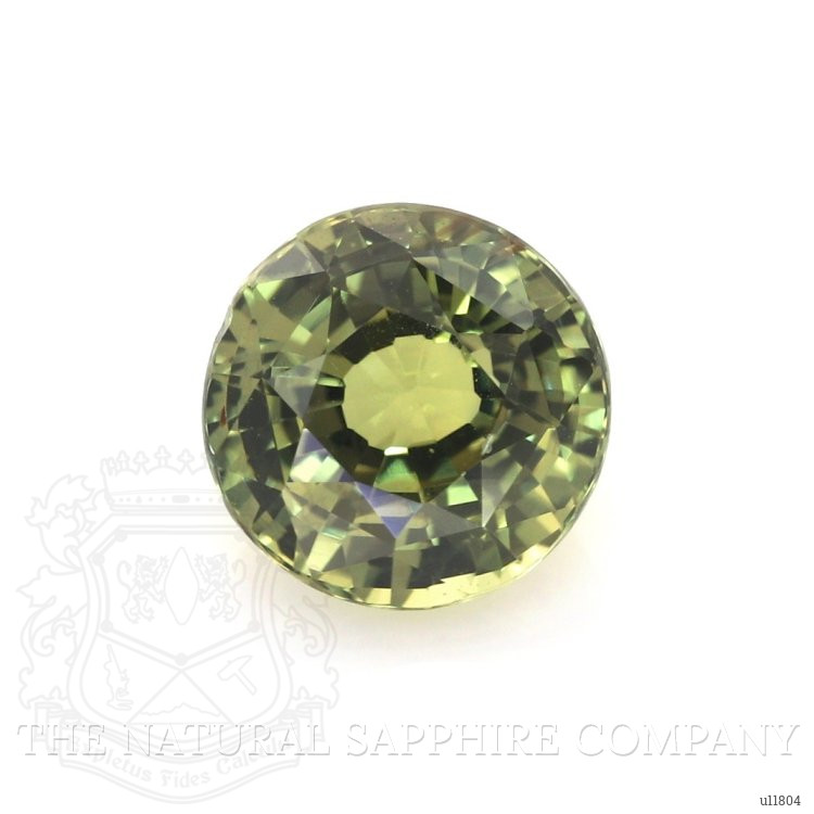 2.58 Ct. Greenish Yellow Sapphire from Montana