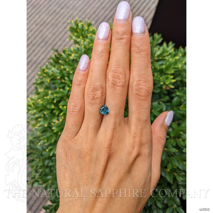 1.65 Ct. Bluish Green Sapphire from Montana