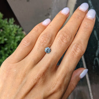 1.19 Ct. Greenish Blue Sapphire from Montana Life Style