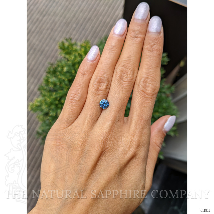 1.44 Ct. Greenish Blue Sapphire from Montana