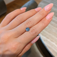 1.53 Ct. Bluish Green Sapphire from Montana Life Style